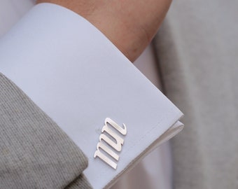 Personalisierte Manschettenknöpfe, Initialen Manschettenknöpfe, Groomsmen Geschenk, Bräutigam Hochzeit Manschettenknöpfe, Manschettenknöpfe, Vater Manschettenknöpfe, Initialen Manschettenknöpfe