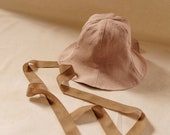 Baby Tulip Hat Sewing Pattern, Summer Bucket Hat PDF instant download, Sun Bonnet for kids