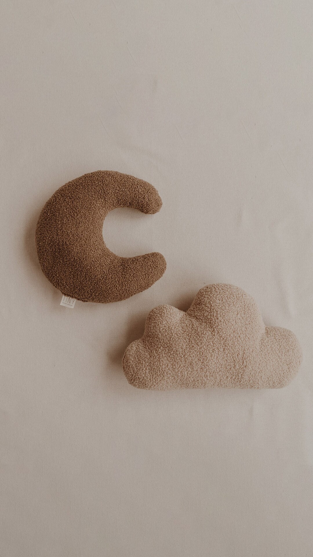 Moon and Cloud Shape Pillow PDF Sewing Pattern, Photo Step by Step