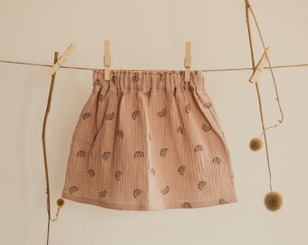Baby skirt PDF sewing pattern, photo sewing tutorial, easy DIY girl skirt
