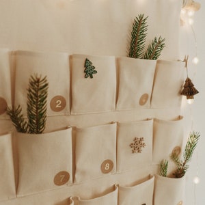 Wall Organizer PDF Sewing Pattern, DIY Advent Calendar, Baby Room ...