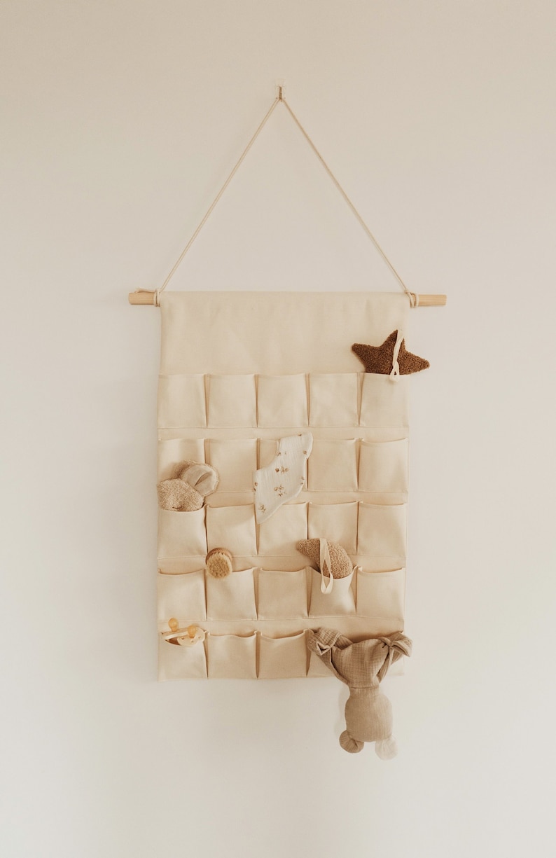 Wall Organizer PDF Sewing Pattern, DIY Advent Calendar, Baby Room ...