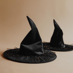 Witch hat sewing pattern for babies and kids, magic hat, DIY Halloween sewing, instant download PDF