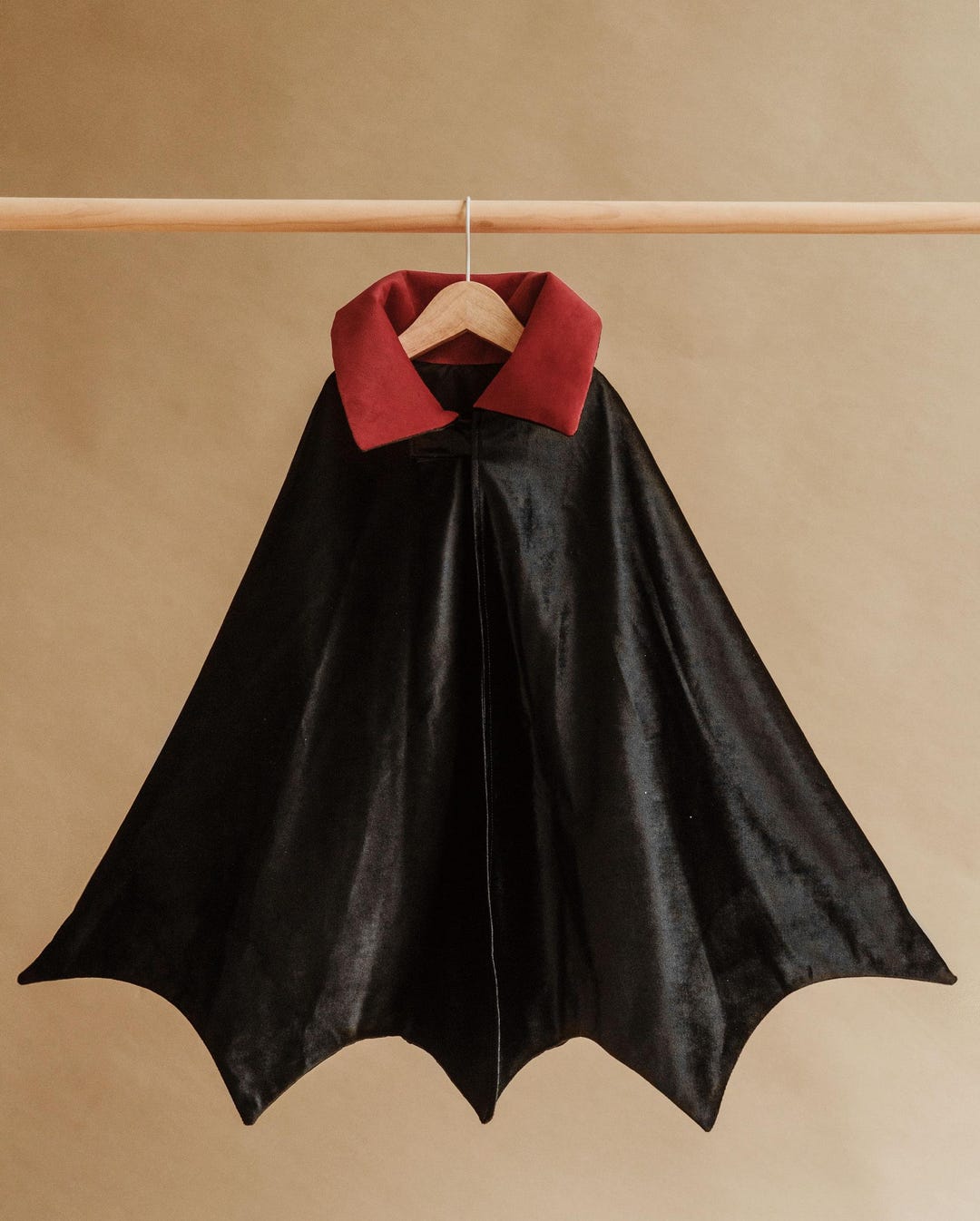 Vampire Collar Cape Sewing Pattern for Kids, Halloween Costume Parties ...