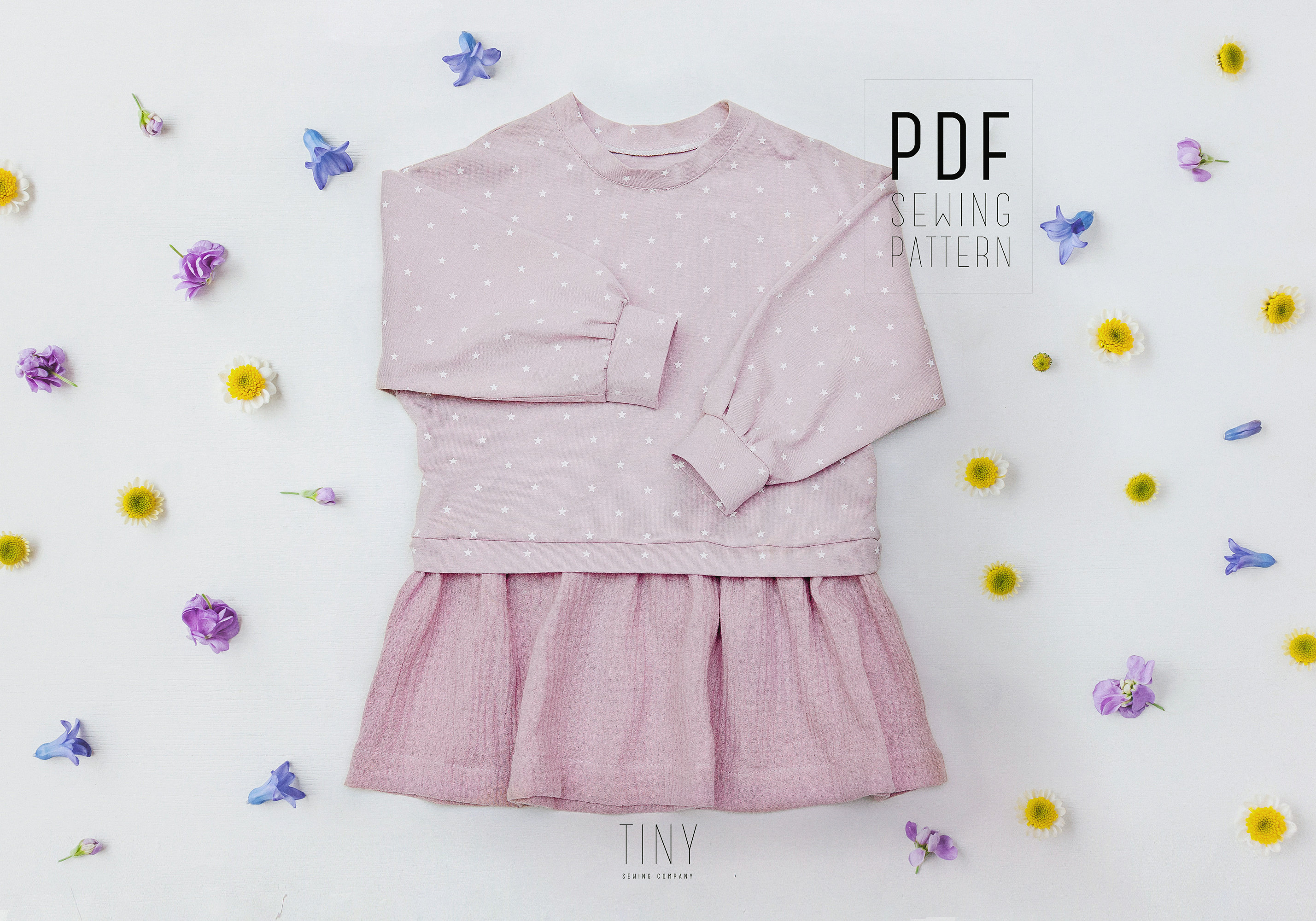 Baby Girl Dress Sewing Pattern With Photo Sewing Tutorial Etsy Australia