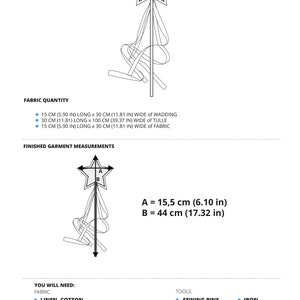 Magic Wand sewing pattern, easy level, instant download PDF, sewing step by step guide included image 4