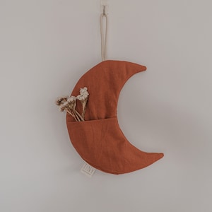 Hanging Moon Pocket PDF sewing pattern, Baby accessories, instant download