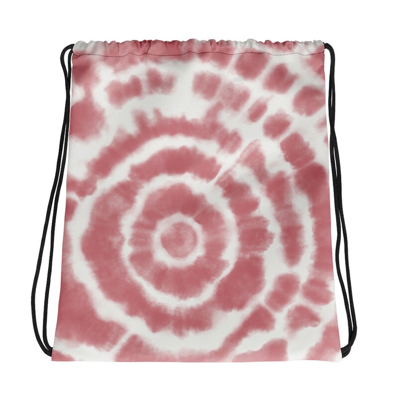 tie dye drawstring bolsa