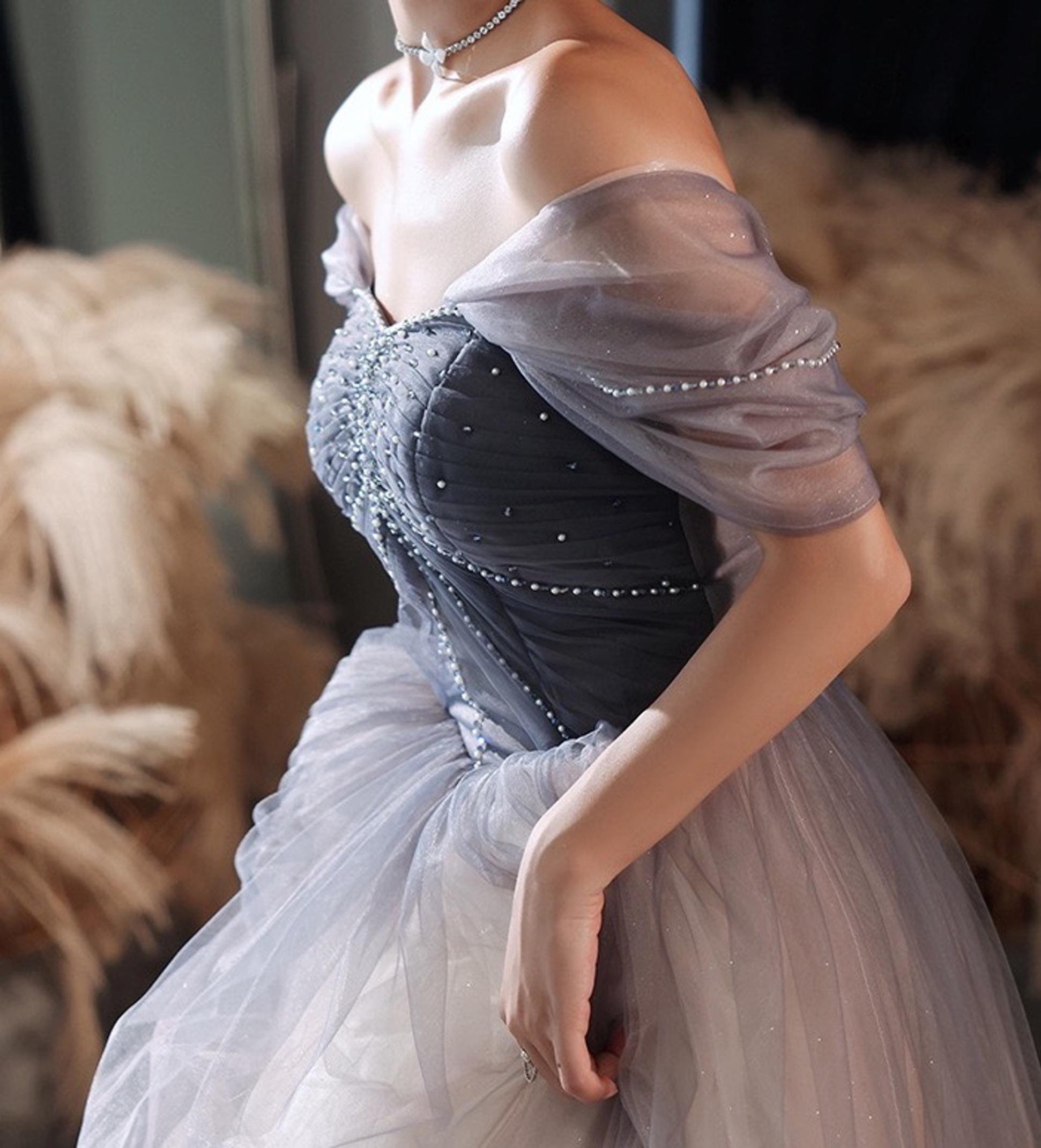 Formal Long Gray Dresses - Etsy Formal Long Gray Dresses - Etsy
