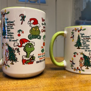 Grinch mug