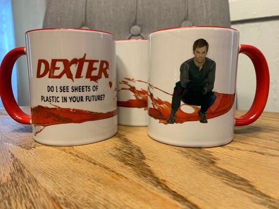 Dexter Ceramic Mug Dexter Mug Dexter Cup Mugs Mug - Etsy