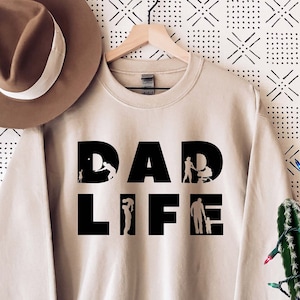 Dad Life Sweatshirt, Dad Sweatshirt, Father's Day Sweatshirt, Gift for Dad, Gift for Husband, Dad Gift, Father's Day Gift, Gift For Father