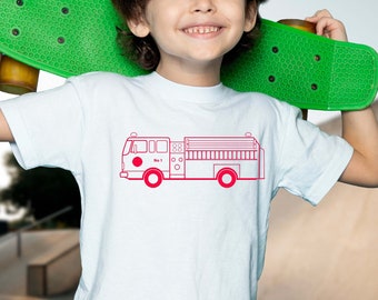 Inpakken gezantschap Ongeautoriseerd Fire truck shirt - Etsy België