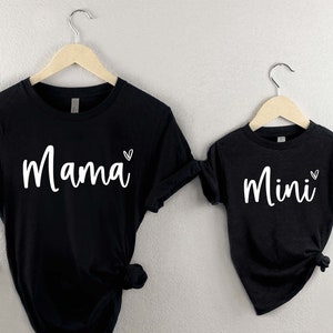 Mama and Mini Shirts, Mama Shirt, Mini Shirt, Mama Mini Matching Shirt, Mommy and Me Shirts, Mothers Day Gift, Mama and Daughter Shirt