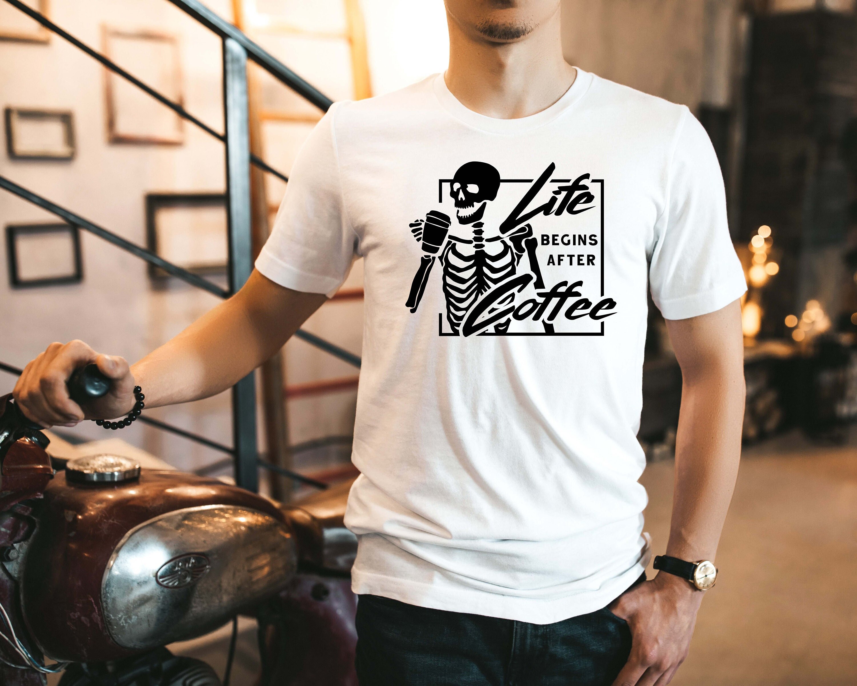 Coffee Skeleton Halloween Skeleton 
