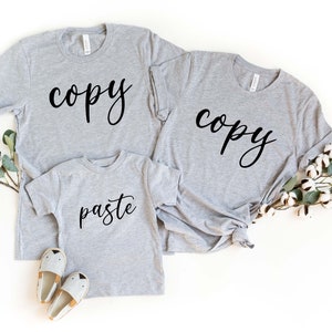 Copy Paste Shirt, Father's Day Shirt, Daddy and Me Shirt,mommy and Me ...