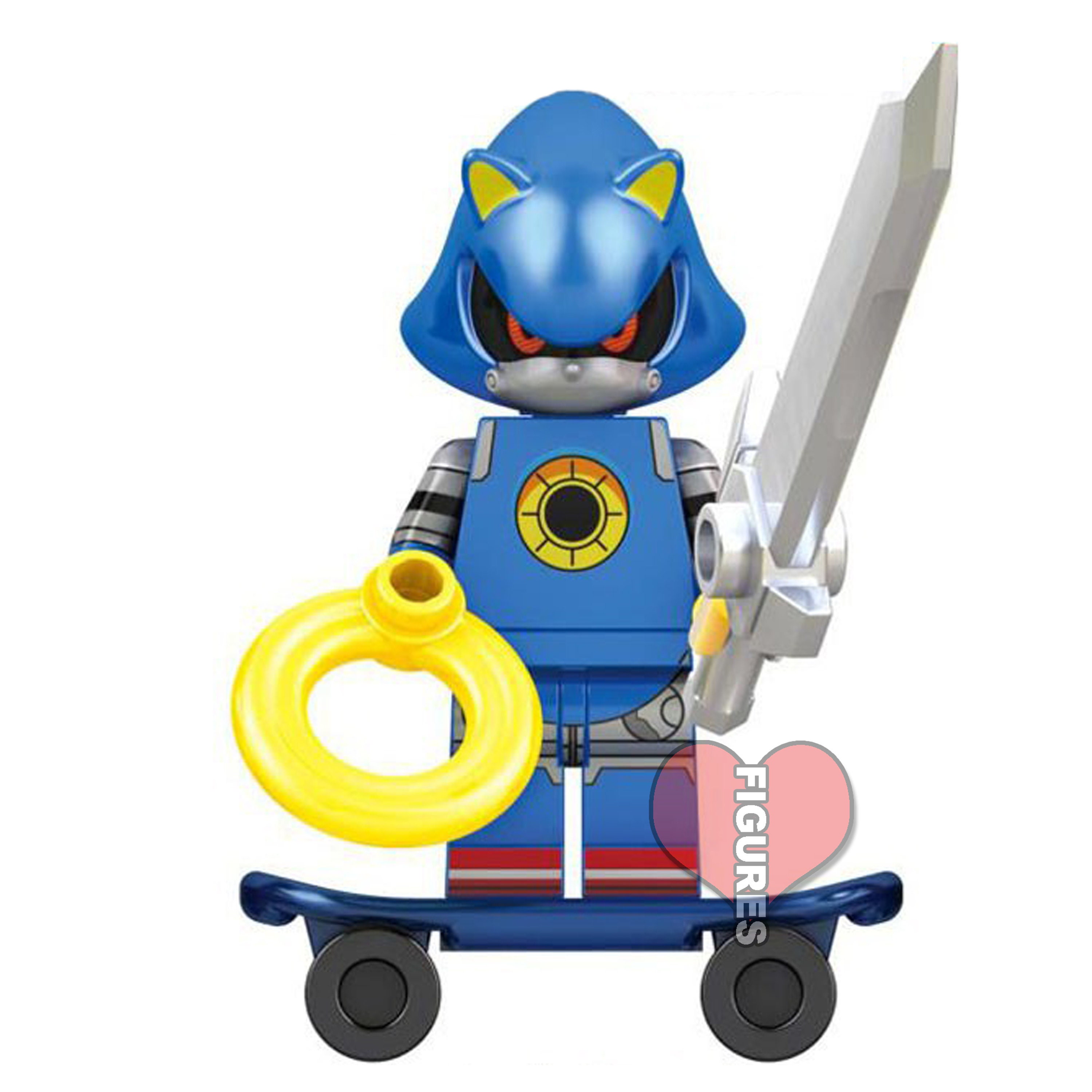 Metal Sonic Custom Lego Minifigures Sonic The Hedgehog Etsy