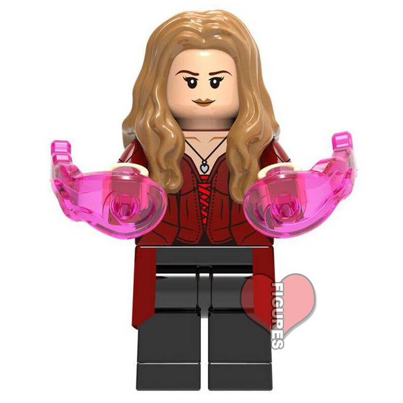 Scarlet Witch Custom Lego Minifigure Wanda Vision Marvel | Etsy
