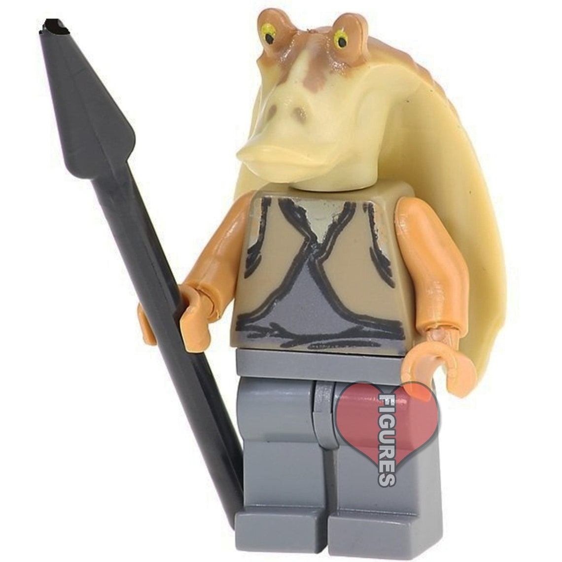 Jar Jar Binks Custom Star Wars Lego Minifigure Luke Skywalker Etsy