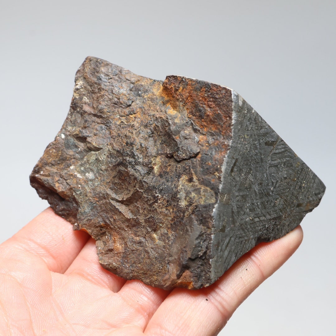 334g Muonionalusta Meteorite Part Slice D5753 - Etsy