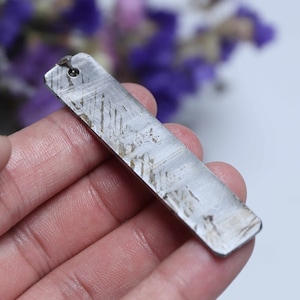 Muonionalusta meteorite Necklace pendant part slice D2449