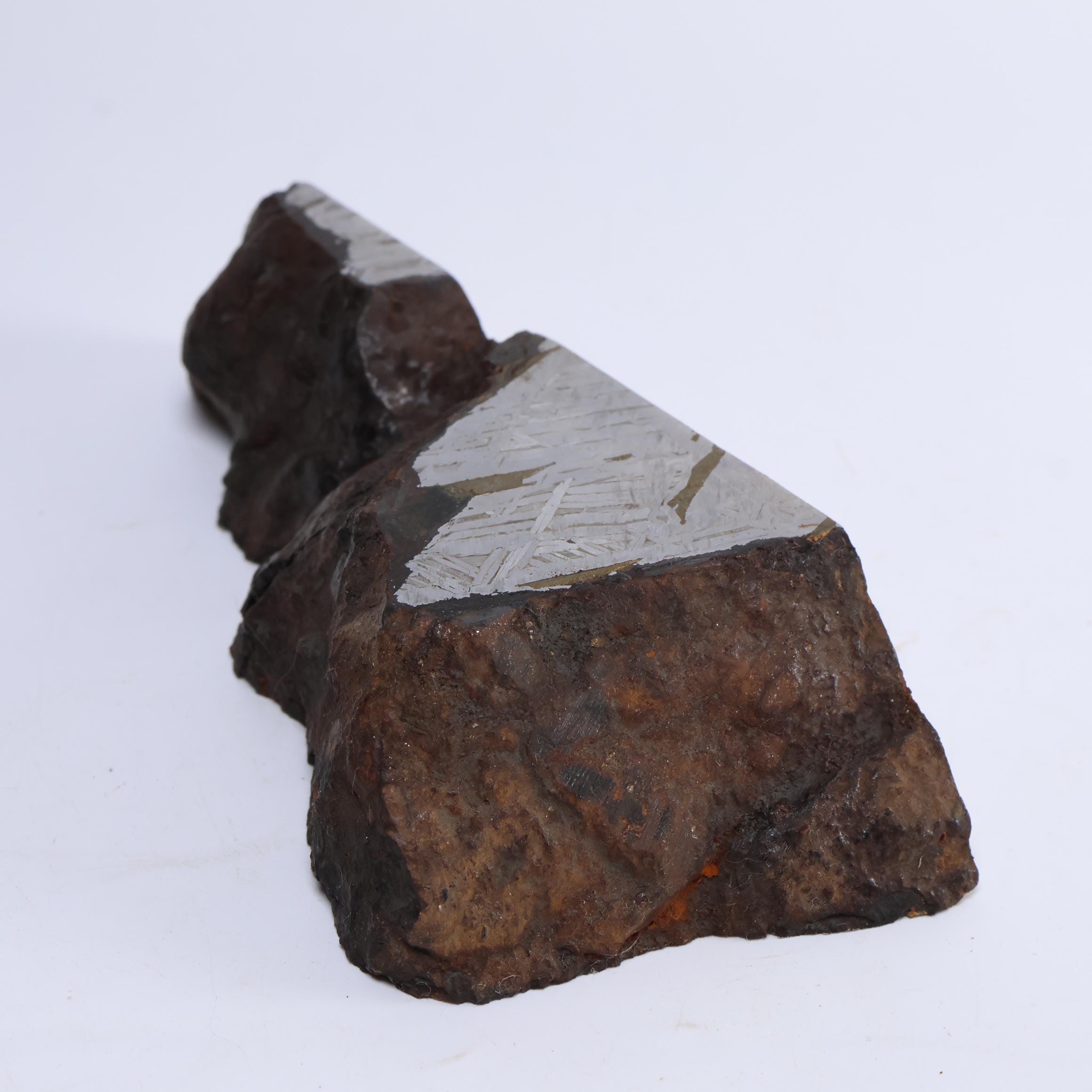 735g 鉄隕石サンプル、ウィドマンシュテッテン模様の自然宇宙ギフト