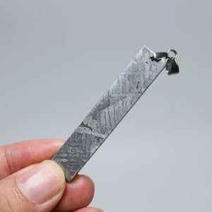Muonionalusta meteorite Necklace pendant part slice D4997