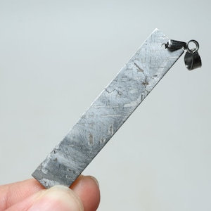 Muonionalusta meteorite Necklace pendant part slice D6006