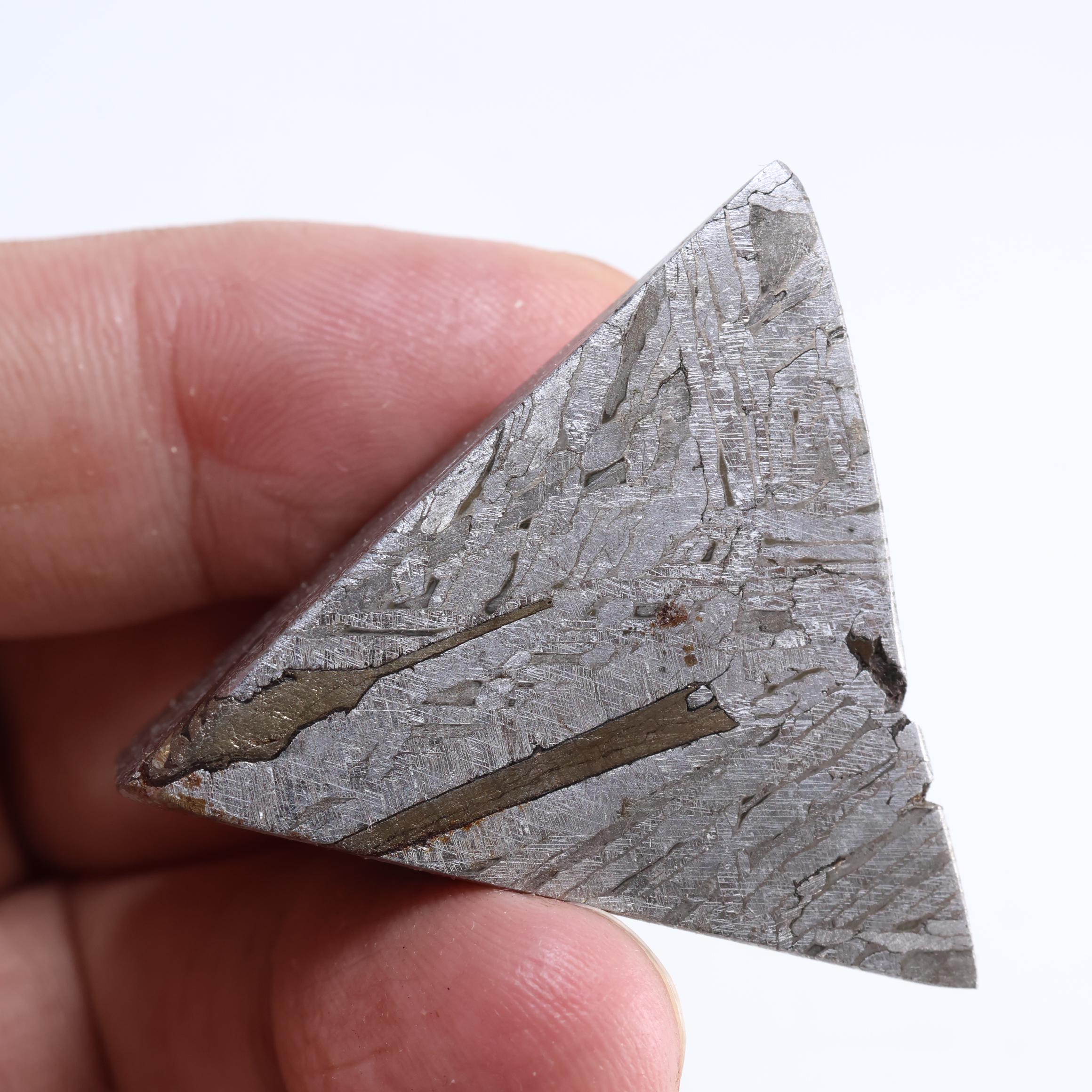 ムオニオナルスタ隕石スライス、41g宇宙鉄標本、天文学ギフト D7187