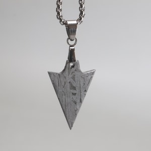 Muonionalusta meteorite Necklace pendant part slice, Carved triangle pendant, wish, gift