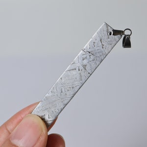 Muonionalusta meteorite Necklace pendant part slice D4994