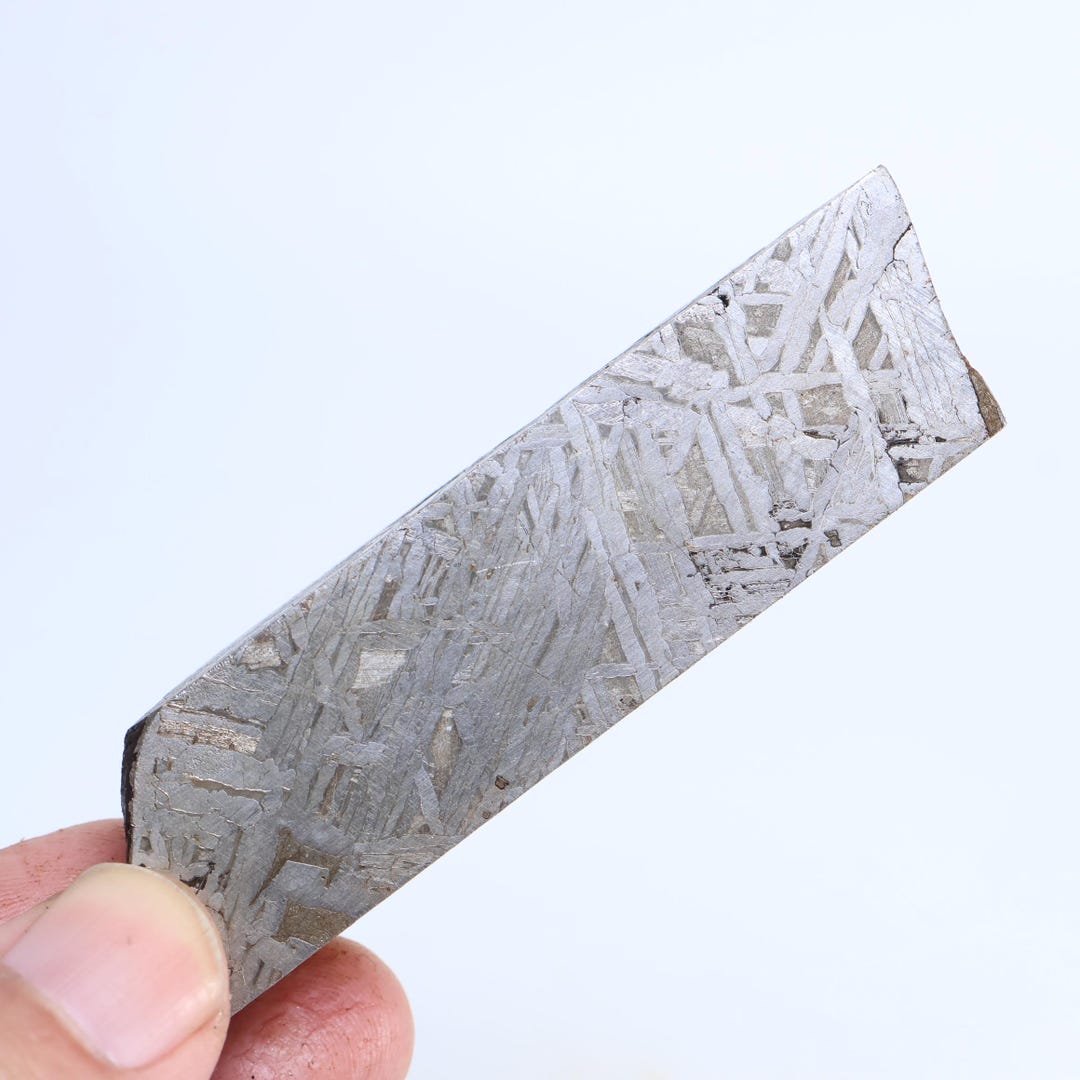 Muonionalusta Meteorite，116g Natural Iron Meteorite Slice, Space Meteor ...
