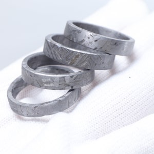 Custom Meteorite Carving Ring