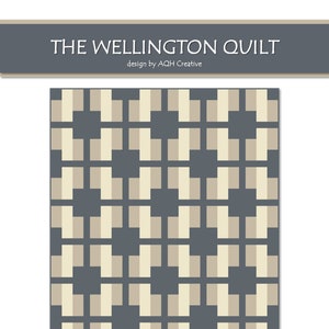 The Wellington Quilt (Digital Pattern), Baby-Throw, beginner