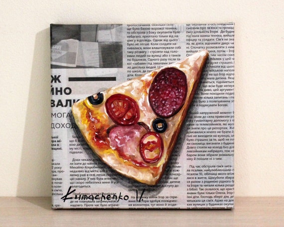 ドローイングonカンヴァス『PIZZA』
