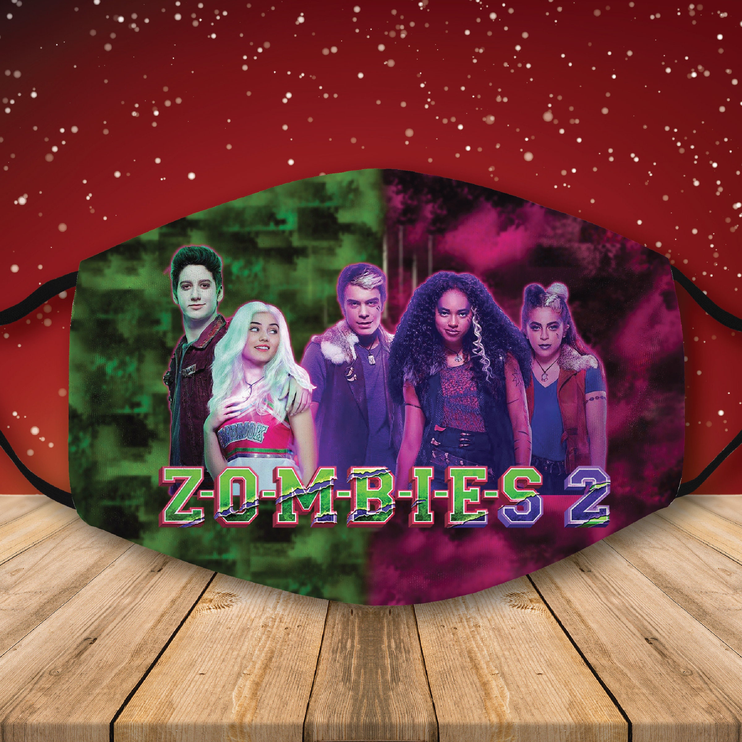 Zombies 2 Zombies 2 Face Mask Zombies 2 Face Mask For Kids Etsy