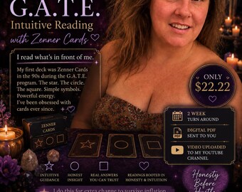 The G.A.T.E. Intuitive Reading with Zenner Cards