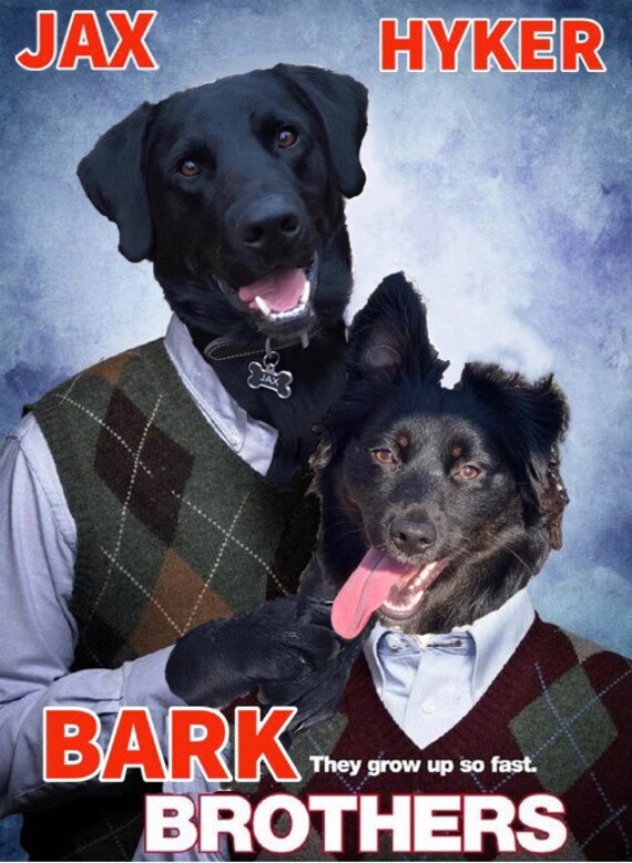 Step Brothers Pet Portrait Dogs cats any and all pets | Etsy