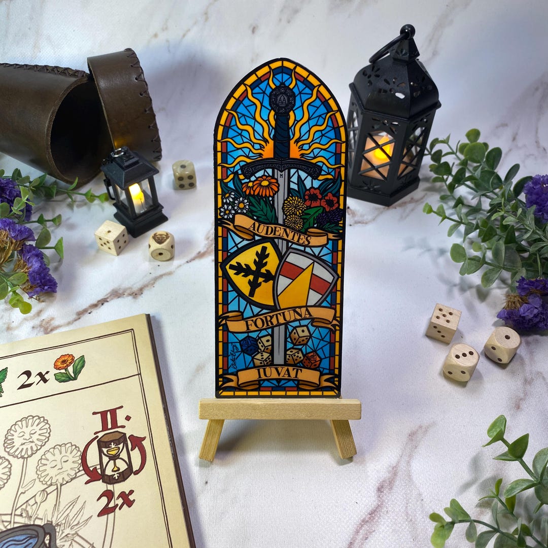 Bookmark Churchwindow / Audentes Fortuna Iuvat // Hansry / KCD - Etsy Philippines