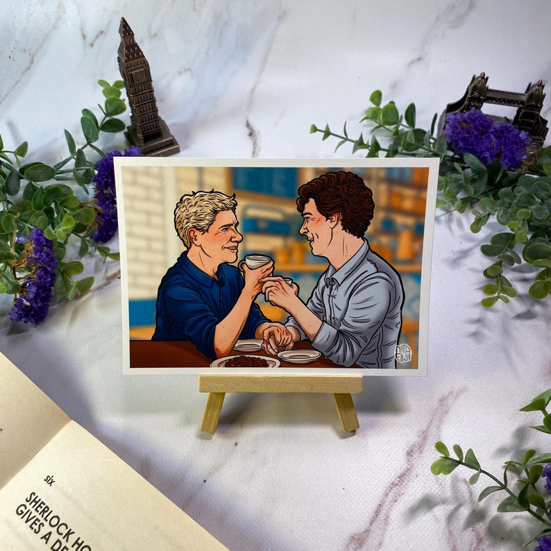 A6 Postcard - Cafe