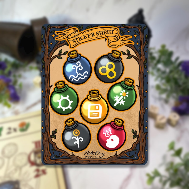 StickerSheet - Potions