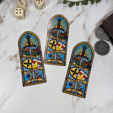 Sticker - ChurchWindowLongGlossy