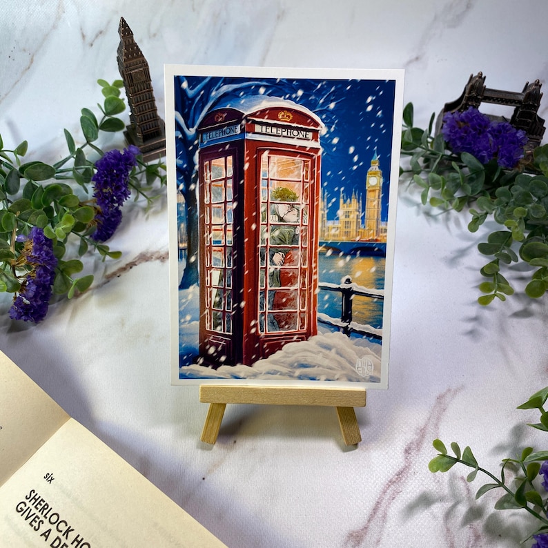 A6 Postcard - Telephone Box