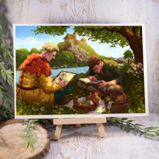 A5 Print - Reading
