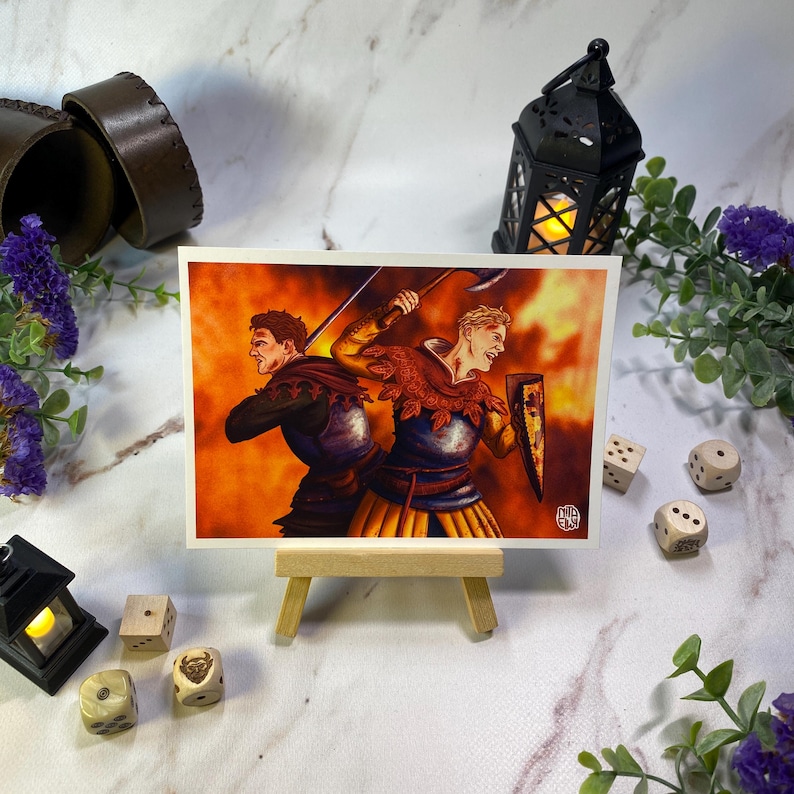 A6 Postcard - Fight