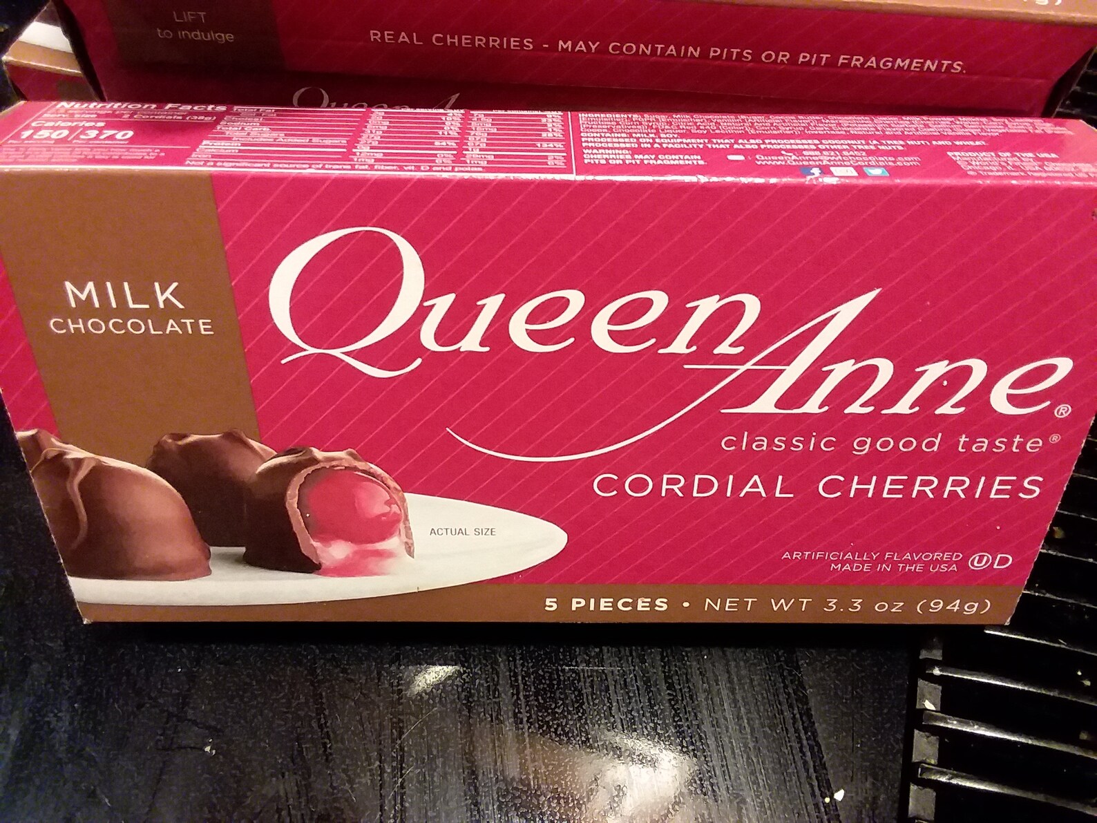 1 Box Queen Anne Milk Chocolate Covered Cherries By Etsy