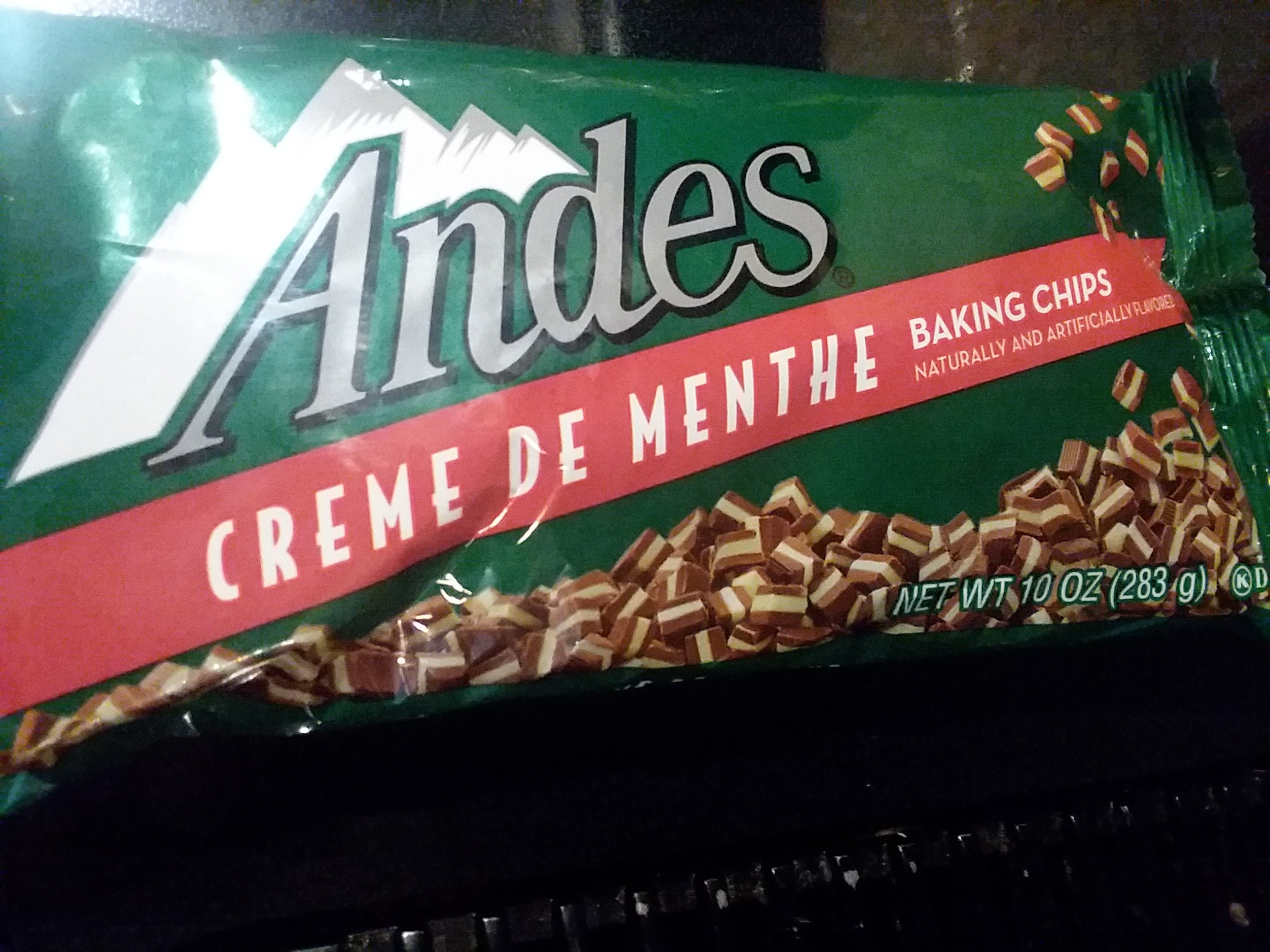 andes creme de mint baking chips