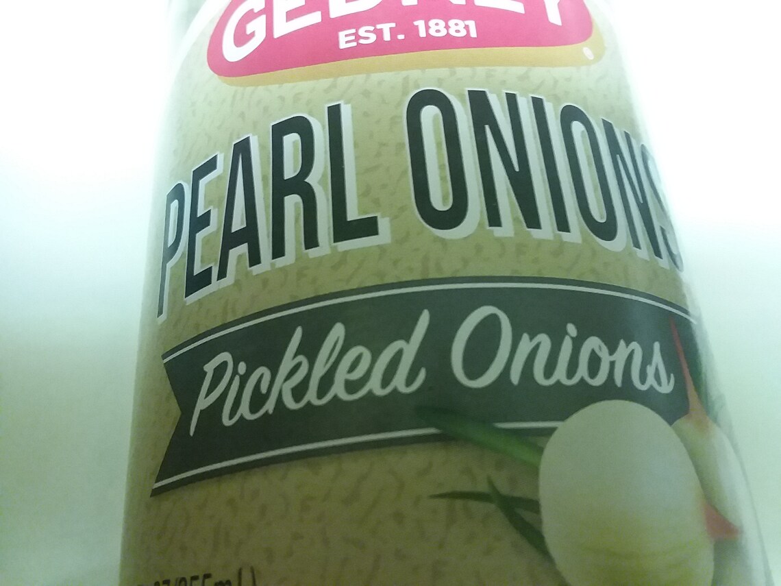 1 Gedney Pearl Onions Pickled Onions 12 Oz in Glass Jar Free Etsy