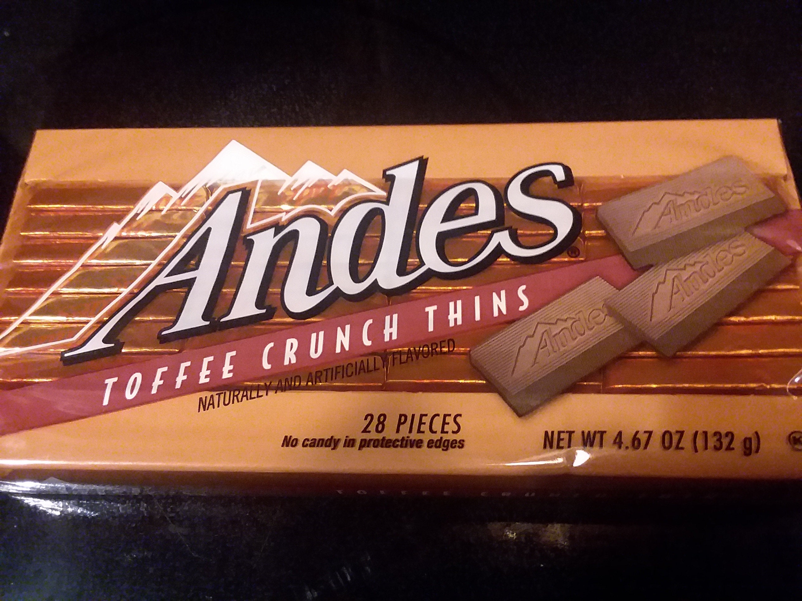 1 Andes Candies Toffee Crunch Thins Pack of 28 Pieces Each Etsy