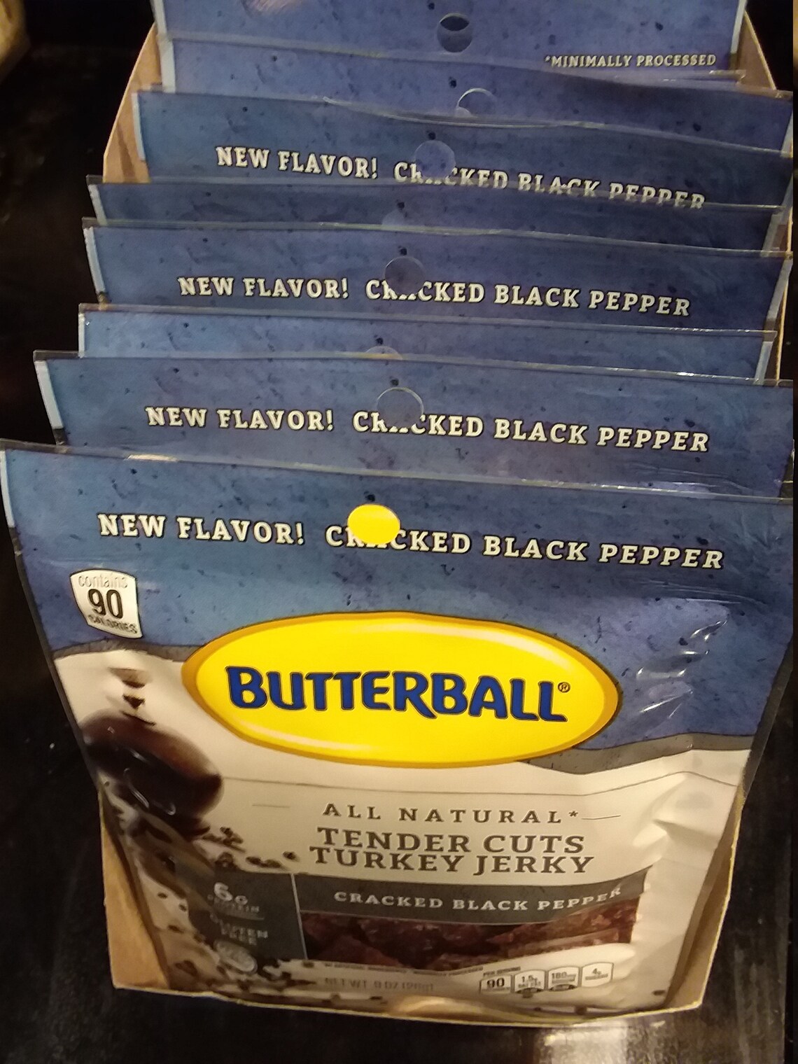 BUTTERBALL All Natural Tender Cuts Turkey Jerky Cracked Black Etsy